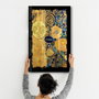 Wallity Pintura Decorativa de Vidrio Templado Multicolor 46 x 72 cm